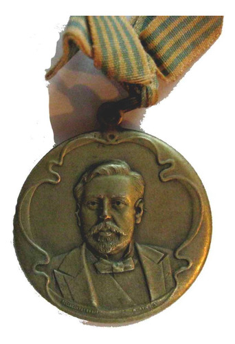 Antigua Medalla 1903 Paysandú A Presidente Battlle Y Ordoñez