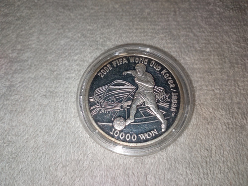 Onza De Plata 999 Moneda Corea Del Sur 10 Mil Won 2001