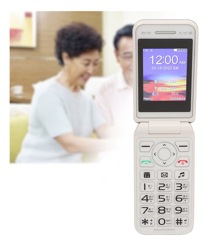 Teléfono Plegable N509 2g, Doble Sim, Pantalla Abatible De 2
