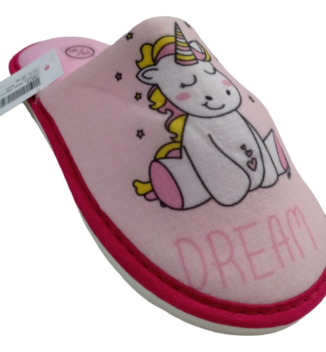 Pantufla Nena Cerrada Pretty Unicornio Promesse 18016