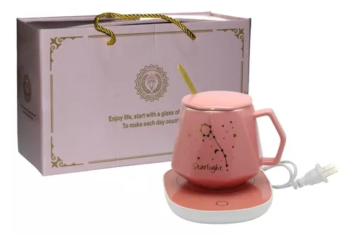 Taza eléctrica caliente taza de té café taza de café caliente caja de regalo