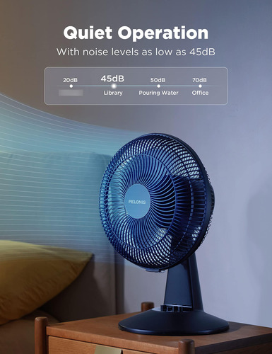 Ventilador De Mesa Oscilante De 30 Centímetros Con 3 Velocid 12 Cm Frecuencia Color De La Estructura Color De Las Aspas Material De Las Aspas 0