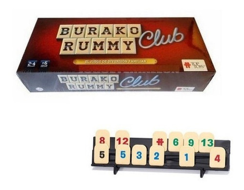 Imagen 2 de 3 de Burako Rummy Versión Club - Juego De Mesa Top Toys