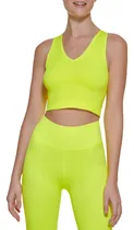 Comprar Calvin Klein Performance Top Corto Acanalado Cuello V Para