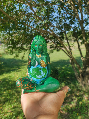 Estatua Gaia/gea 14cm 3dbauerstudio Full Color Full Color