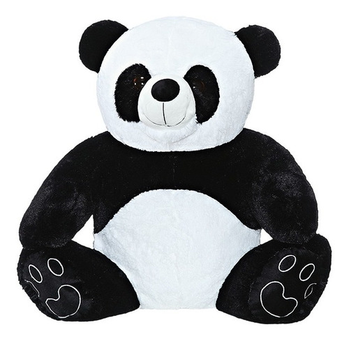 Urso Panda M - 36 Cm Sentado - Antialérgico E Inmetro 