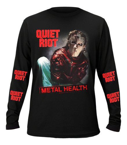 Playera, Quiet Riot, Rock, Metal, N3