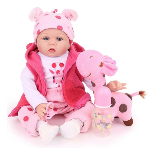 Npk Doll 48cm Muñecas Bebes Reborn Realistas Silicona Niña