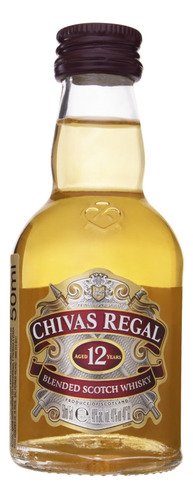 Chivas Regal Regal Scotch 12 Anos escocês 50 mL