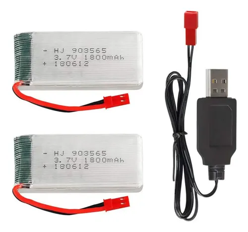 Batterie De Rechange 3.7V 1800mAh Pour Drone TD12LCD - Avec Câble USB