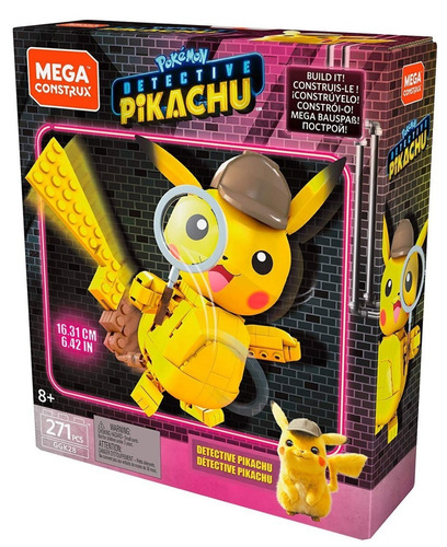 Detective Pikachu Mega Blocks 271 Pcs Original 100% Envio Ya