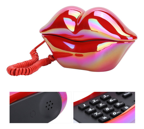 Galvanoplastia Moda Engraçado Lábios Telefone