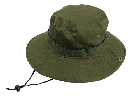 . Sombrero Wide Boonie Unisex Militar For Playa Al Aire .