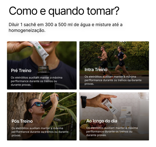 Suplemento Isotonico Liquidz Kit 14 Sachês Morango Com Kiwi