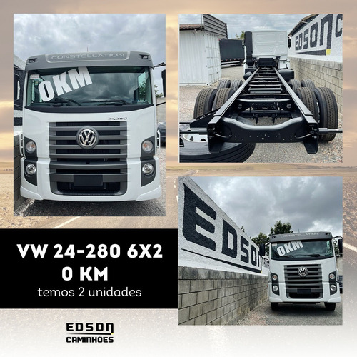 Imagem 1 de 9 de Volkswagen Constellation Vw24280 24-280 Cabine Leito Zero Km