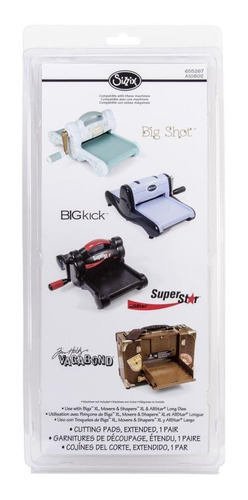 Big Shot Acrilicos Largos Placas Repuestos Extendido Sizzix