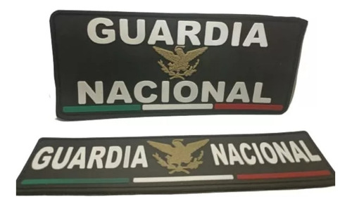 2 Pzs Insignias Parche Táctico Guardia Nacional Para Chaleco