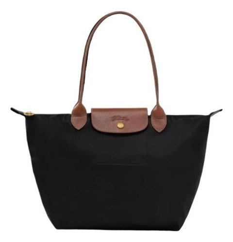 Para Le Pliage Original Bolso Tote Mediano, Coñac 100% Origi
