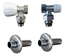 Comprar Kit Instalación Radiador Hissuma Niple Roseta Válvulas 