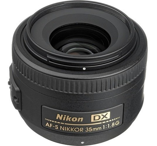 Lente Nikon Af-s Nikkor 35mm F/1.8g Dx - Lj. Platinum