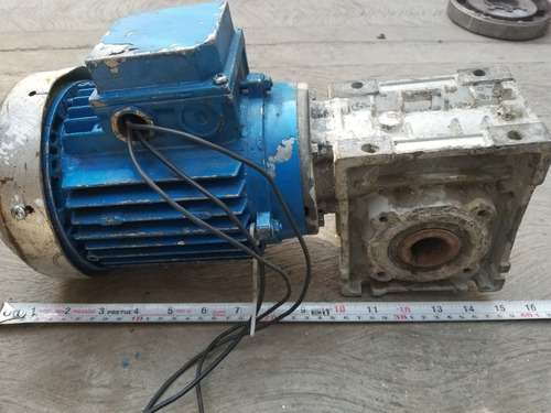 Motoreductor 1/3 Hp. Trifásico 220-440 Vca. Entrega 70 Rpm.