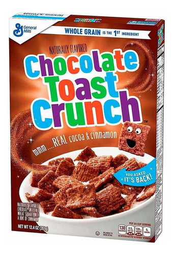 Cereal General Mills Chocolate Toast Crunch 351g