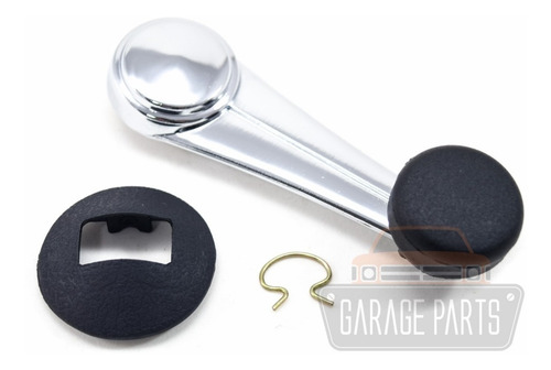 Kit 4 Manivelas Vidro Metal Cromada Chevette Opala Caravan