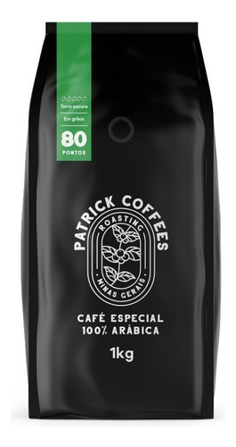 Café Especial Patrick Coffees 80 Pontos Em Grãos 1kg