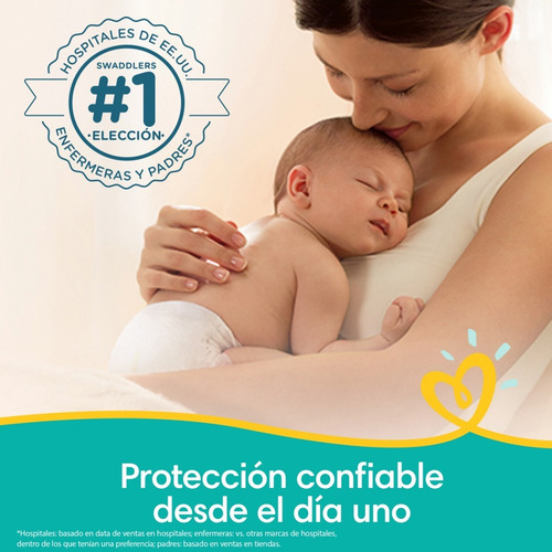 Imagen 6 de 9 de 1 Paquete Pañales Pampers Swaddlers 29 Unidades Talla 2