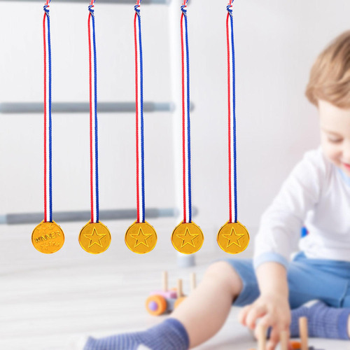 Y 3 X 5 Piezas De Medallas De Premio De Plástico Para Niños,