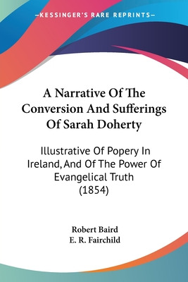 Libro A Narrative Of The Conversion And Sufferings Of Sar...