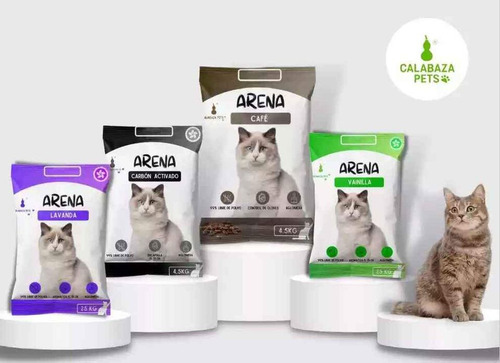 Arena Para Gatos Aroma Café Con Bentonita X 4,5kg