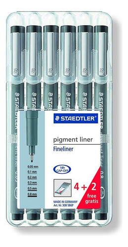 Staedtler Pigment Liner 4+2