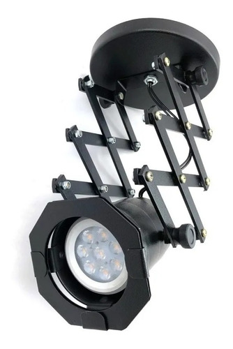4x Luminária Spot Refletor Sanfona Sobrepor Cênica Par20 Led