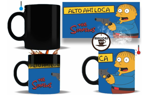 Taza Mágica Homero Los Simpsons