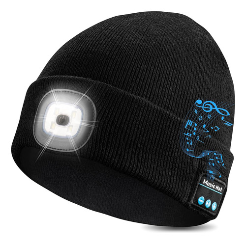 Gafres - Gorro Unisex Con Bluetooth Y Gorro De Punto Musical