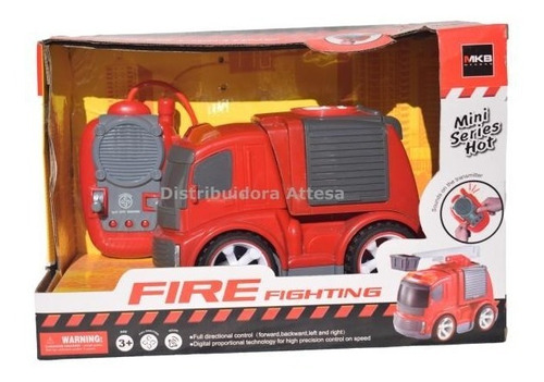 Camion De Bomberos A Radio Control R/c Mekbao Fire Fighting 