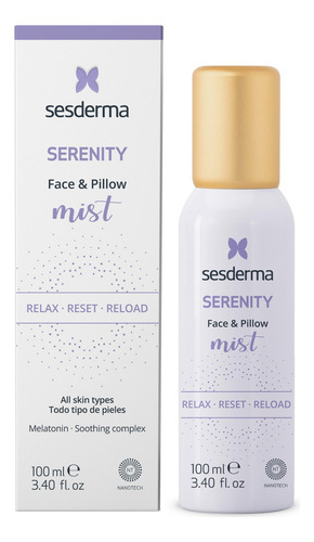 Sesderma Serenity Mist Para Cara Y Almohada 100ml Momento De Aplicación Noche Tipo De Piel Todo Tipo De Piel