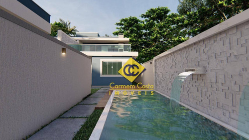 Imagem 9 de 12 de Casa Com 3 Quartos À Venda, 120 M² Por R$ 390.000 - Colinas - Rio Das Ostras/rj - Ca1887
