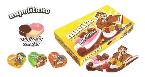 Nucita Napolitano De 360g Com 24 Unidades