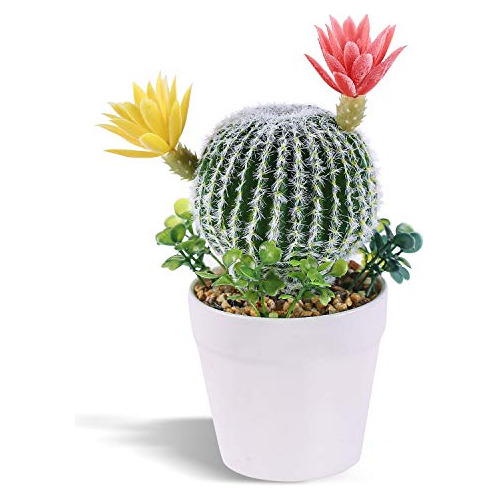 Planta Suculenta Artificial De 7.8 Pulgadas  Cactus Flo...