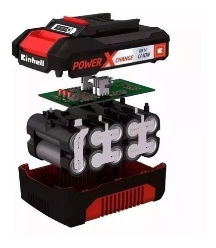 Imagen 2 de 6 de Combo Cargador + Batería Pxc Starter Kit Einhell 18v 2.5 Ah
