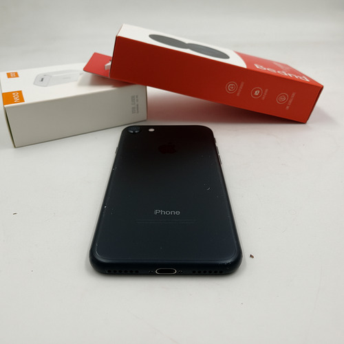 Iphone 7 256gb Funcionando C/fone Bt E Entrega Rápida Preto-fosco (Usado)
