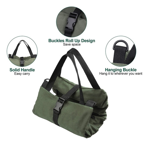 Herramienta Bolsa Enrollable Rollo Organizador Herramientas