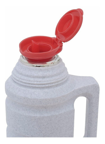 Termo Lumilagro Creta de vidrio 1L rojo
