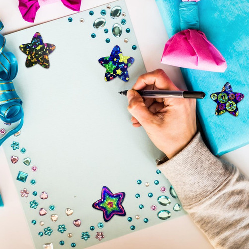Pegatinas De Estrellas Con Purpurina Pegatinas De Estrellas