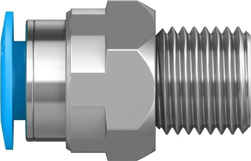 Imagen 3 de 4 de Racor Rápido Roscado Recto Festo Qs-1/4-10