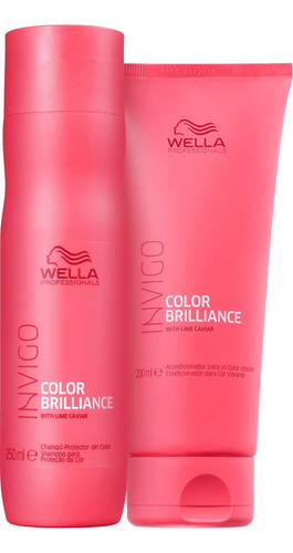 Kit Shampoo 250ml E Condicionador 200ml Brilliance - Wella