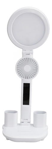 Reloj De Mesa Con Ventilador De Escritorio Led Para El Cuida