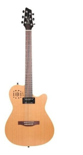 Imagen 1 de 10 de Guitarra Electroacústica De Dos Cámaras Godin A6 (ultra Natu